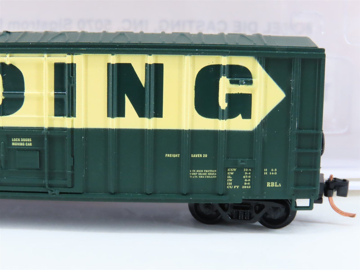 N Scale Roundhouse 83613 RDG Reading 50&#39; FMC Plug-Door Boxcar #17093 UPGRADED
