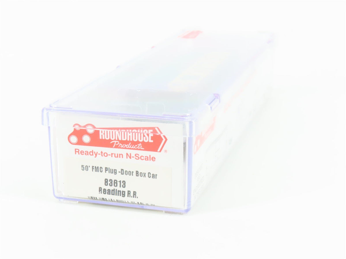 N Scale Roundhouse 83613 RDG Reading 50&#39; FMC Plug-Door Boxcar #17093 UPGRADED