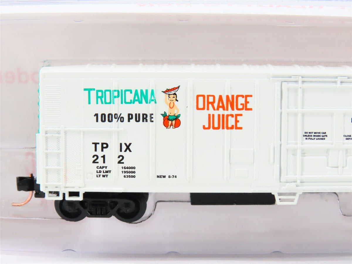 N Scale Roundhouse 84203 TPIX Tropicana 57&#39; Mechanical Reefer #212 UPGRADED
