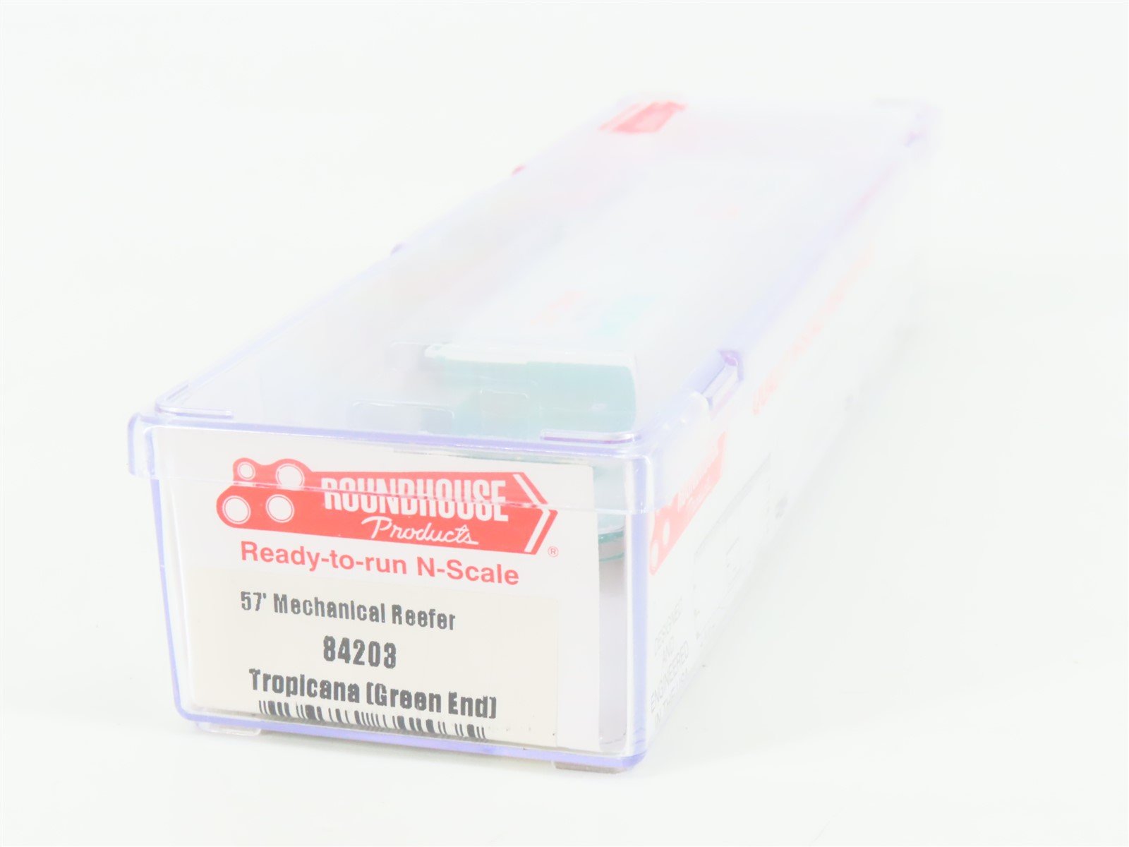 N Scale Roundhouse 84203 TPIX Tropicana 57' Mechanical Reefer #212 UPGRADED