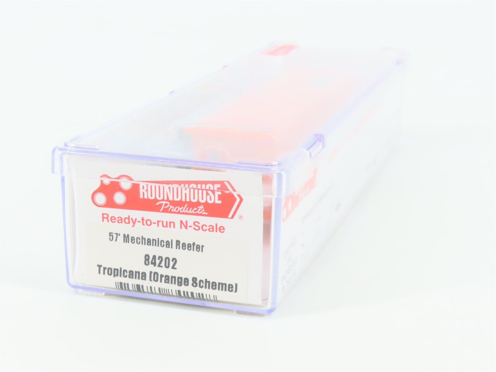 N Scale Roundhouse 84202 TPIX Tropicana 57' Mechanical Reefer #203 UPGRADED
