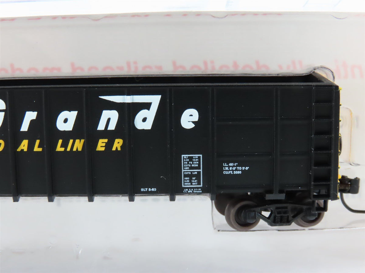 N Scale Roundhouse 81001 DRGW Rio Grande &quot;Coal Liner&quot; 50&#39; Thrall Gondola #56997