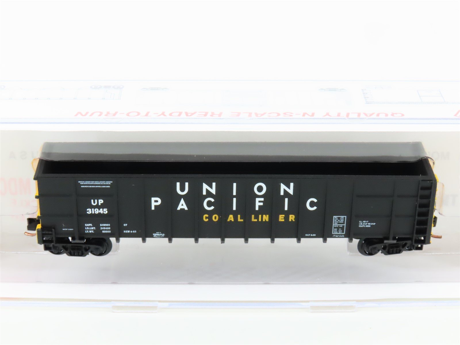 N Scale Roundhouse 81000 UP Union Pacific 50' Thrall Gondola #56997 UPGRADED
