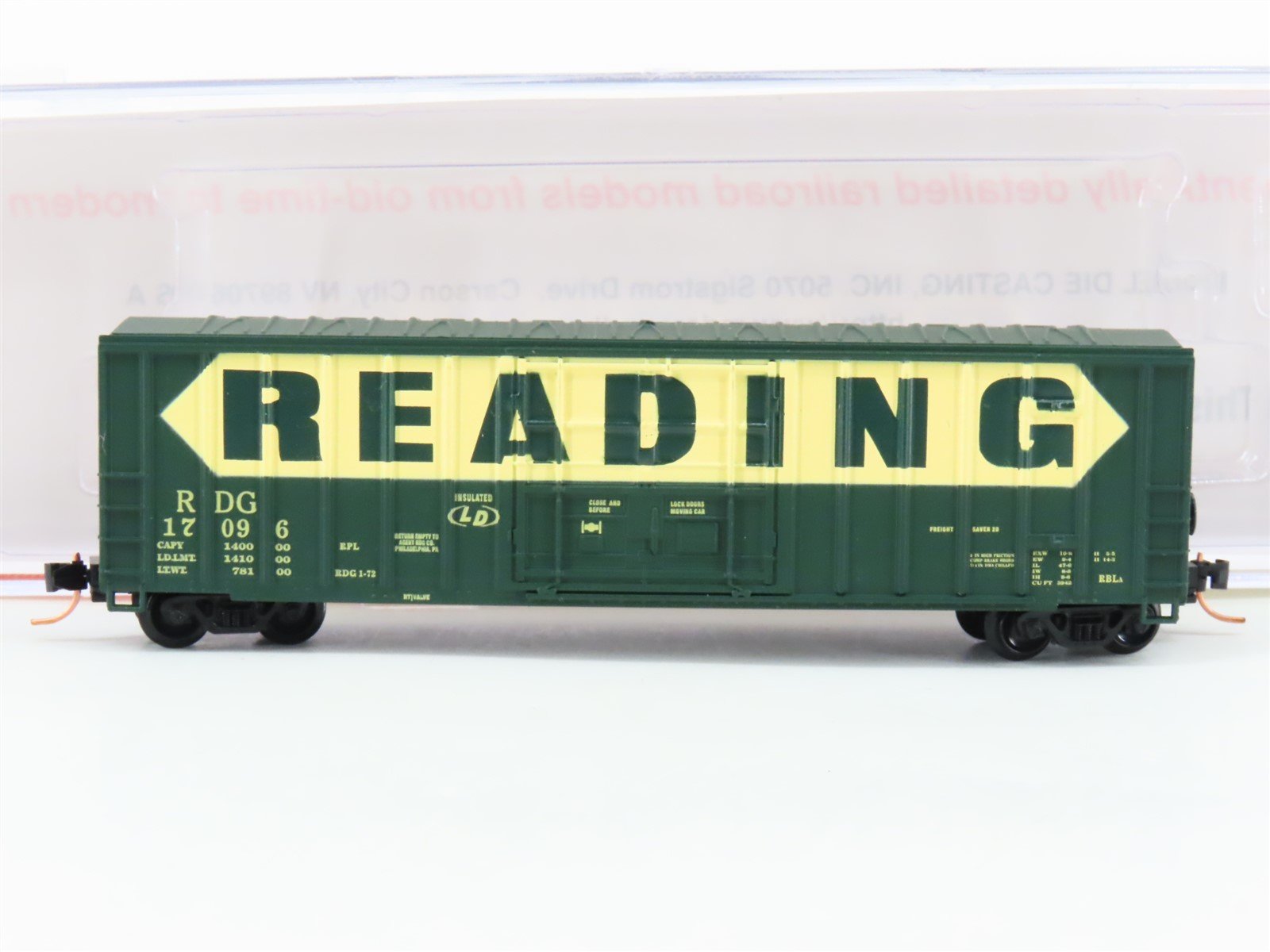N Scale Roundhouse 83613 RDG Reading 50' FMC Plug-Door Boxcar #17093 UPGRADED