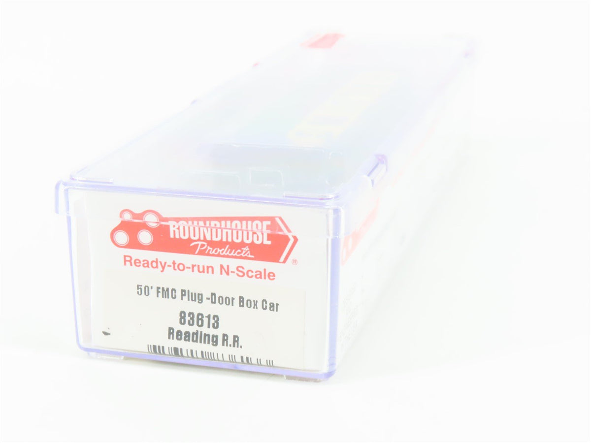 N Scale Roundhouse 83613 RDG Reading 50&#39; FMC Plug-Door Boxcar #17093 UPGRADED