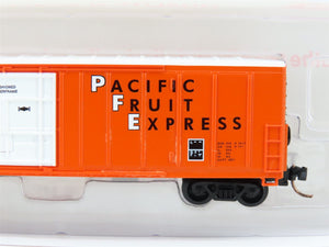 N Scale Roundhouse 84212 SPFE PFE Orange 57' Mech Reefer #456913 UPGRADED