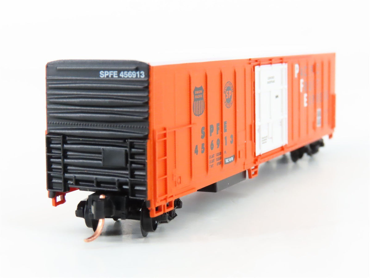 N Scale Roundhouse 84212 SPFE PFE Orange 57&#39; Mech Reefer #456913 UPGRADED