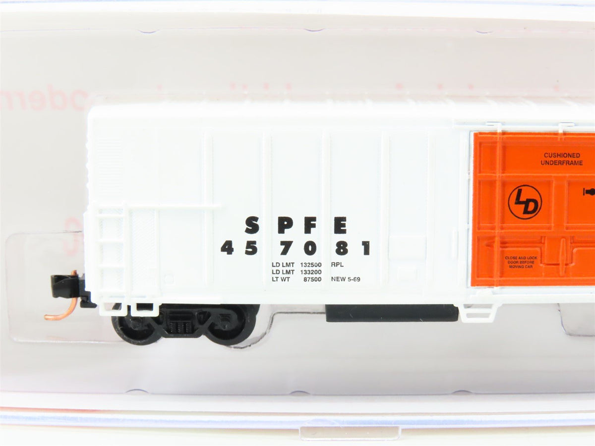 N Scale Roundhouse 84211 SPFE PFE White 57&#39; Mechanical Reefer #457081 UPGRADED