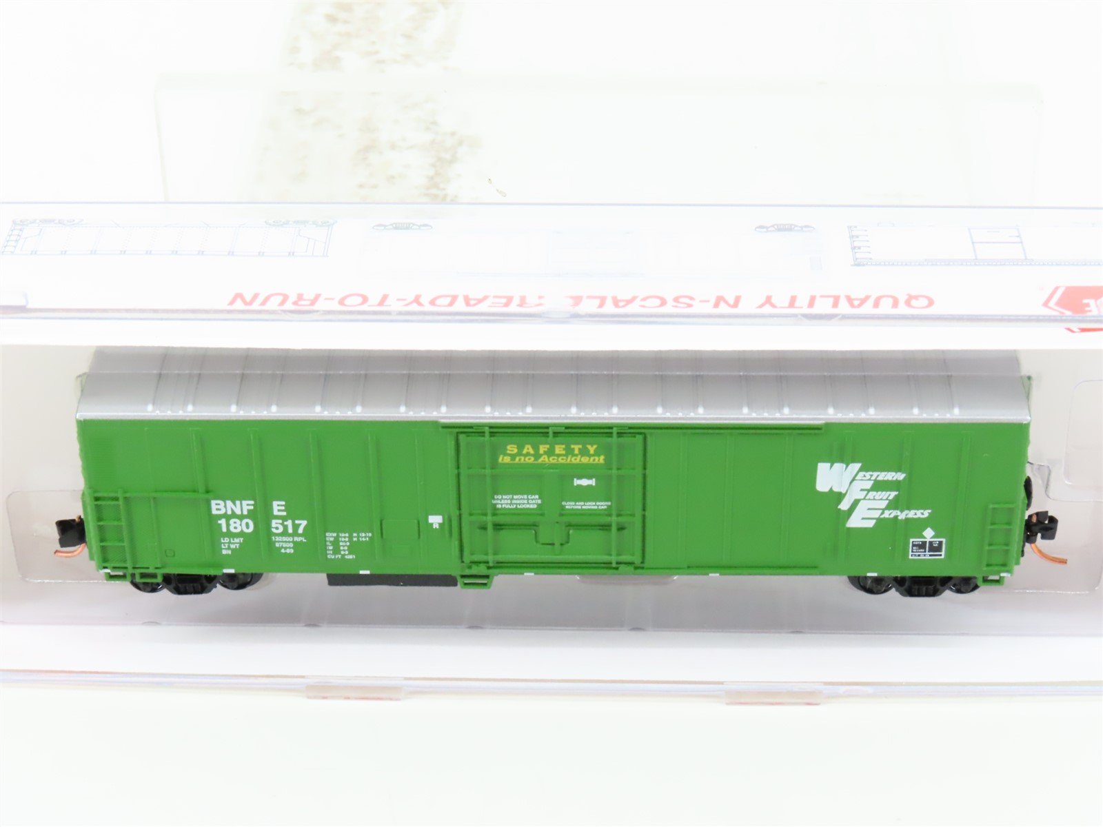 N Scale Roundhouse 84205 BNFE Western Fruit Express 57' Reefer #180517 UPGRADED