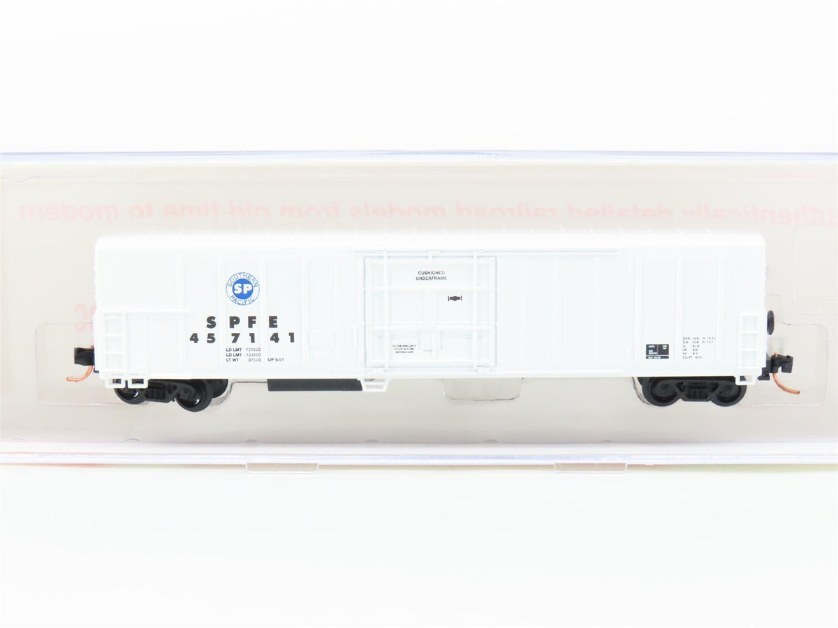 N Scale Roundhouse 84209 SPFE (Blue SP Herald) 57&#39; Mech Reefer #457141 UPGRADED
