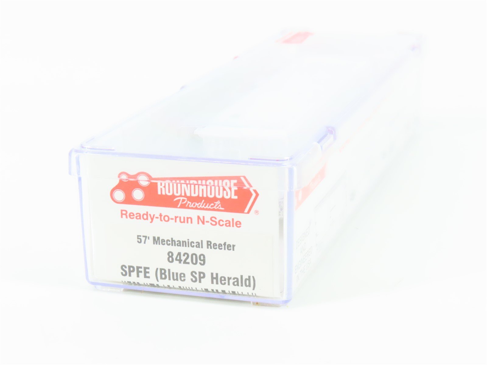 N Scale Roundhouse 84209 SPFE (Blue SP Herald) 57' Mech Reefer #457141 UPGRADED