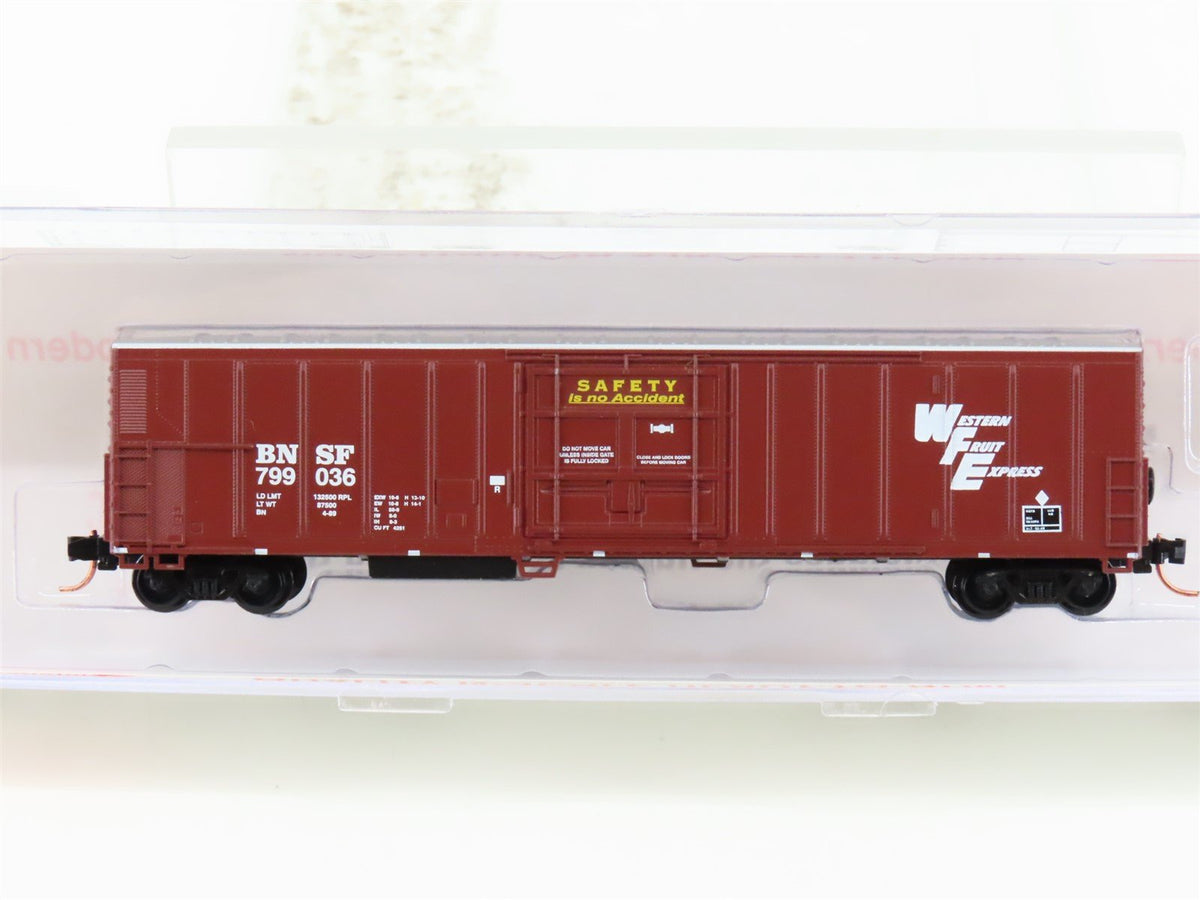 N Scale Roundhouse 84206 BNSF Western Fruit Express 57&#39; Reefer #799036 UPGRADED