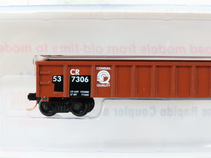 N Scale Roundhouse 84008 CR Conrail 50' Thrall Mill Gondola #537306 UPGRADED