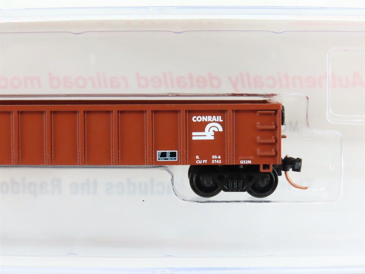 N Scale Roundhouse 84008 CR Conrail 50&#39; Thrall Mill Gondola #537306 UPGRADED