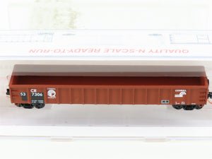 N Scale Roundhouse 84008 CR Conrail 50' Thrall Mill Gondola #537306 UPGRADED