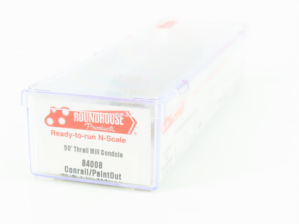 N Scale Roundhouse 84008 CR Conrail 50&#39; Thrall Mill Gondola #537306 UPGRADED