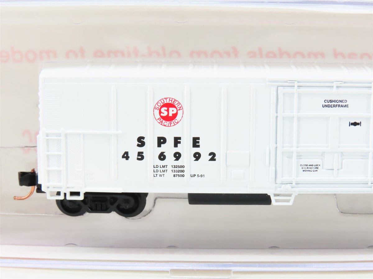 N Scale Roundhouse 84210 SPFE (Red SP Herald) 57&#39; Mech Reefer #456992 UPGRADED