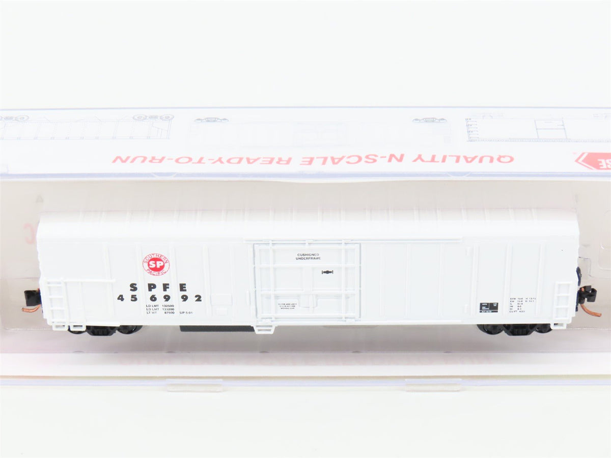 N Scale Roundhouse 84210 SPFE (Red SP Herald) 57&#39; Mech Reefer #456992 UPGRADED