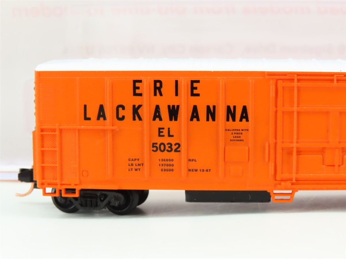 N Scale Roundhouse 84214 EL Erie Lackawanna 57&#39; Mech Reefer #5032 UPGRADED