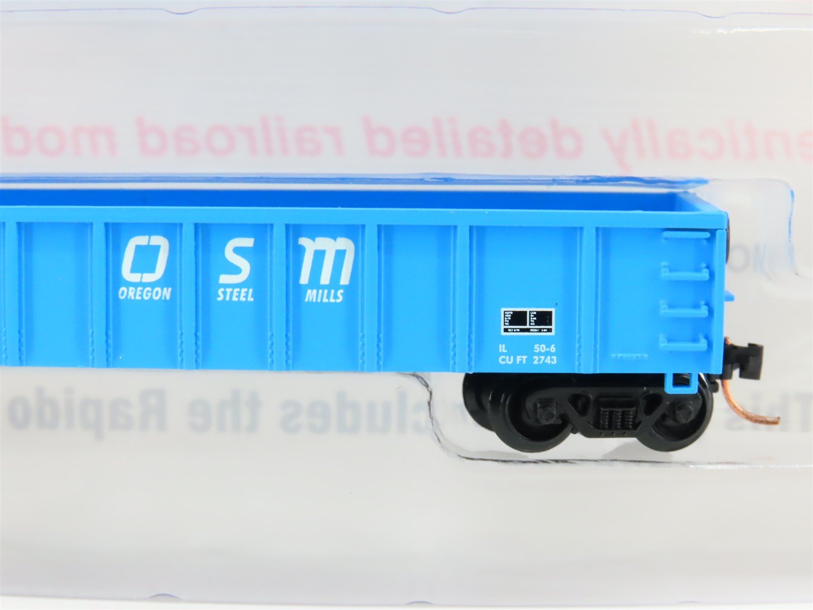 N Scale Roundhouse 84007 CW Oregon Steel Mills 50' Thrall Gondola #5011 UPGRADED