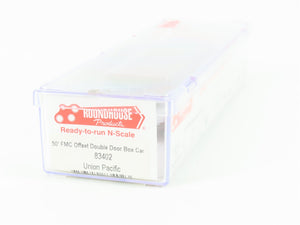 N Scale Roundhouse 83402 UP Union Pacific 50' FMC Boxcar #300366 UPGRADED