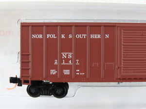 N Scale Roundhouse 82515 NS Norfolk Southern 50' FMC Boxcar #2147 UPGRADED