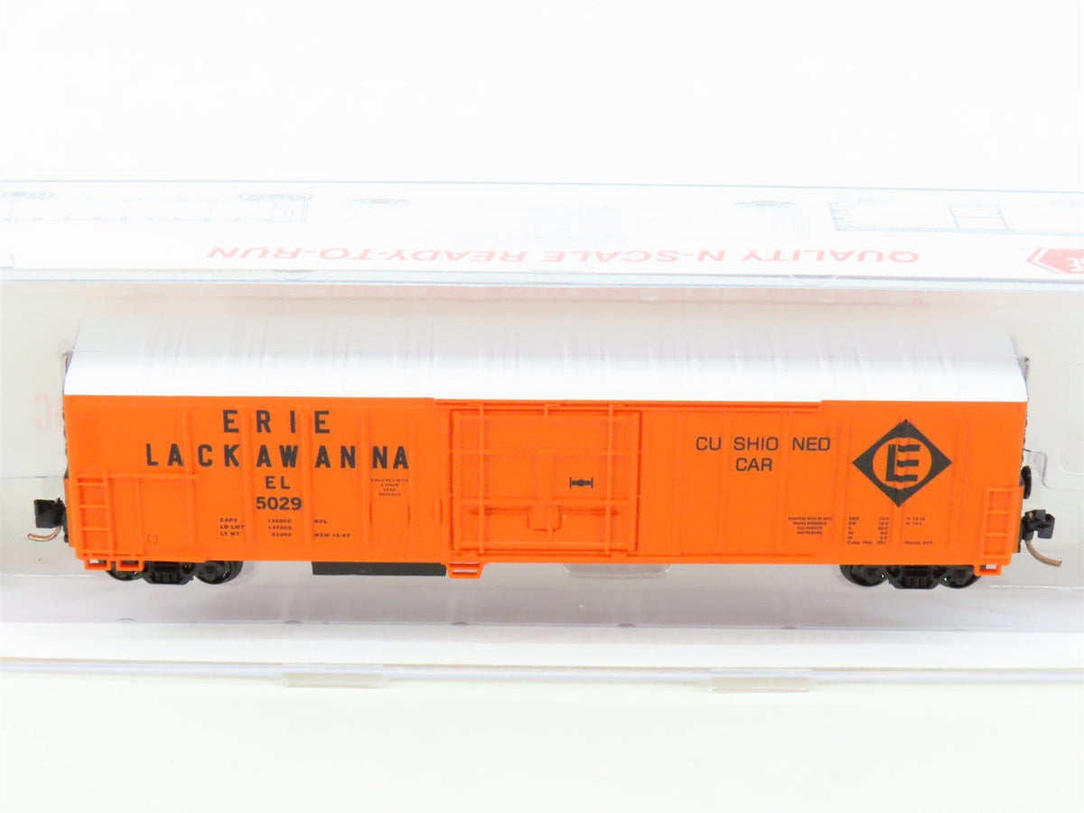 N Scale Roundhouse 84214 EL Erie Lackawanna 57&#39; Mech Reefer #5029 UPGRADED