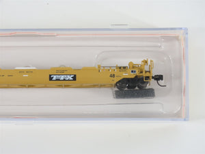 N Scale Athearn 17209 DTTX / TTX Gunderson 48' Husky Stack Well Car #56779