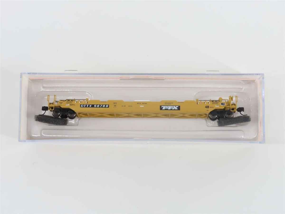 N Scale Athearn 17210 DTTX / TTX Gunderson 48&#39; Husky Stack Well Car #56789