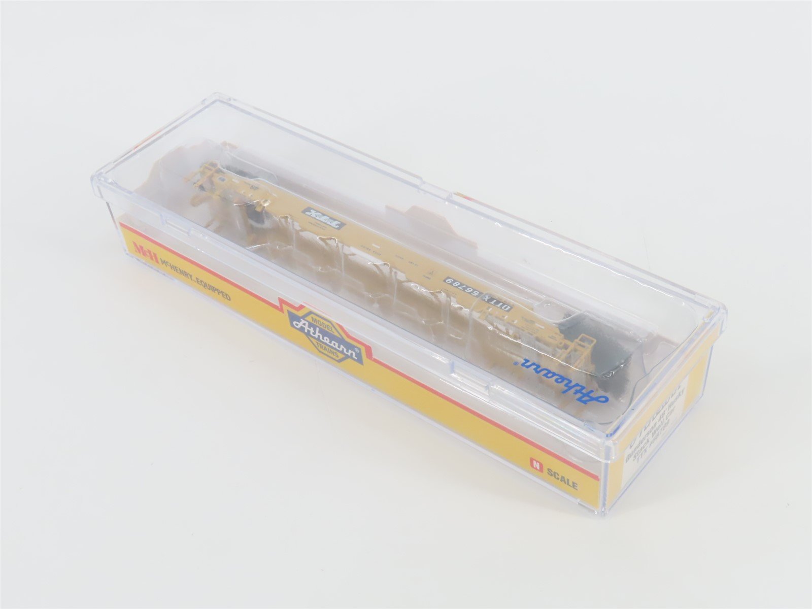 N Scale Athearn 17210 DTTX / TTX Gunderson 48' Husky Stack Well Car #56789