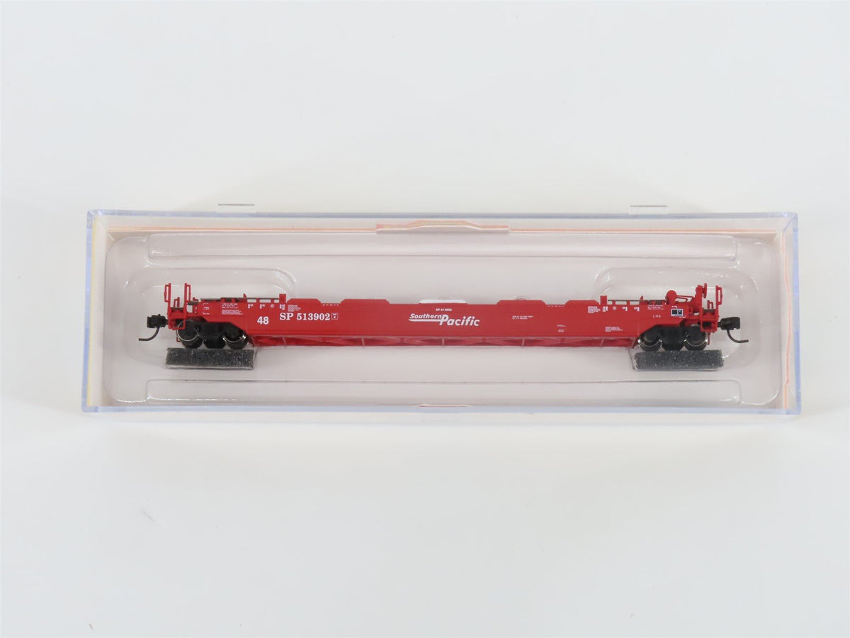 N Scale Athearn 17211 SP Southern Pacific 48&#39; Husky Stack Well Car #513902