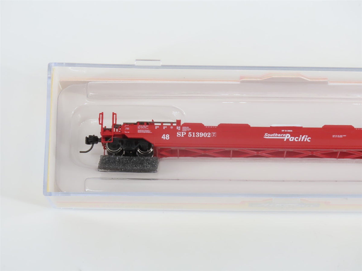N Scale Athearn 17211 SP Southern Pacific 48&#39; Husky Stack Well Car #513902