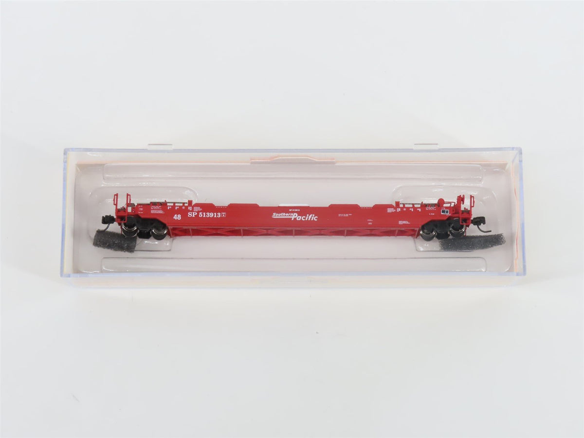N Scale Athearn 17212 SP Southern Pacific 48&#39; Husky Stack Well Car #513913