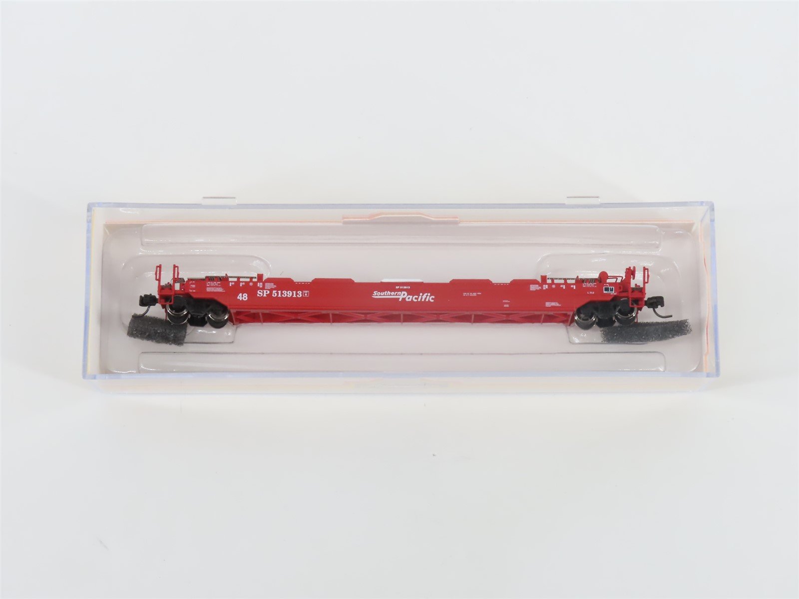 N Scale Athearn 17212 SP Southern Pacific 48' Husky Stack Well Car #513913