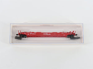 N Scale Athearn 17212 SP Southern Pacific 48' Husky Stack Well Car #513913