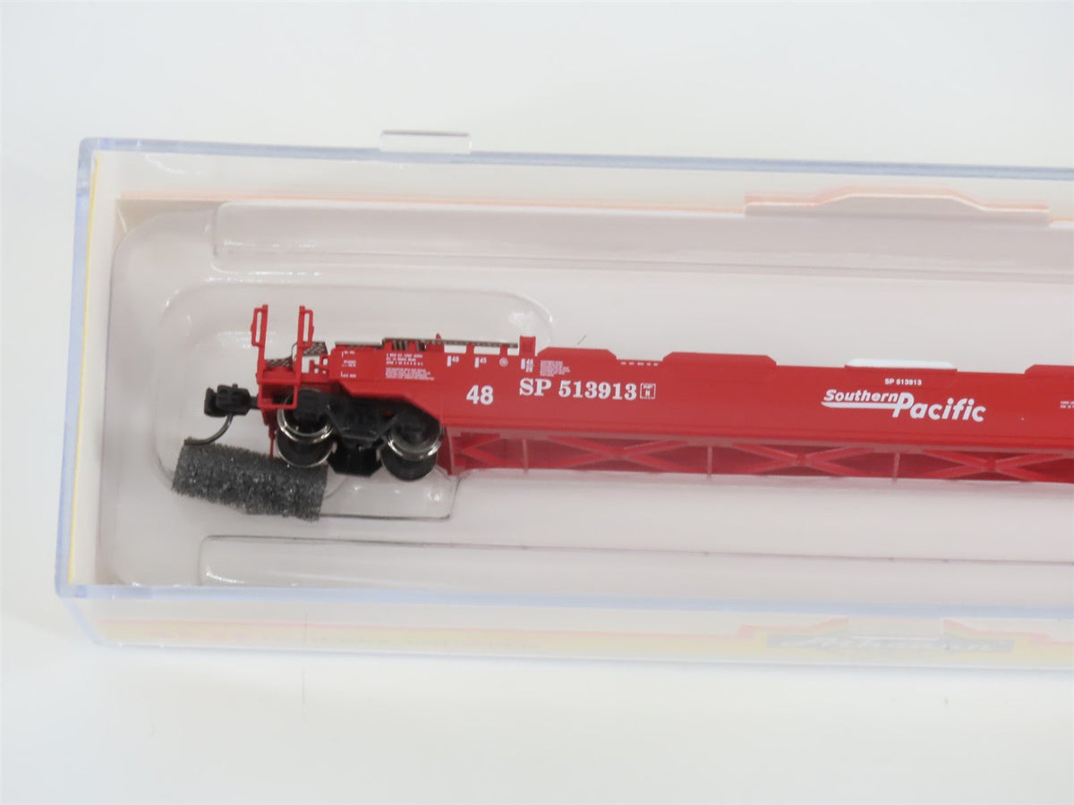 N Scale Athearn 17212 SP Southern Pacific 48&#39; Husky Stack Well Car #513913