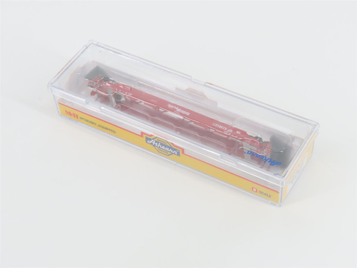 N Scale Athearn 17212 SP Southern Pacific 48&#39; Husky Stack Well Car #513913
