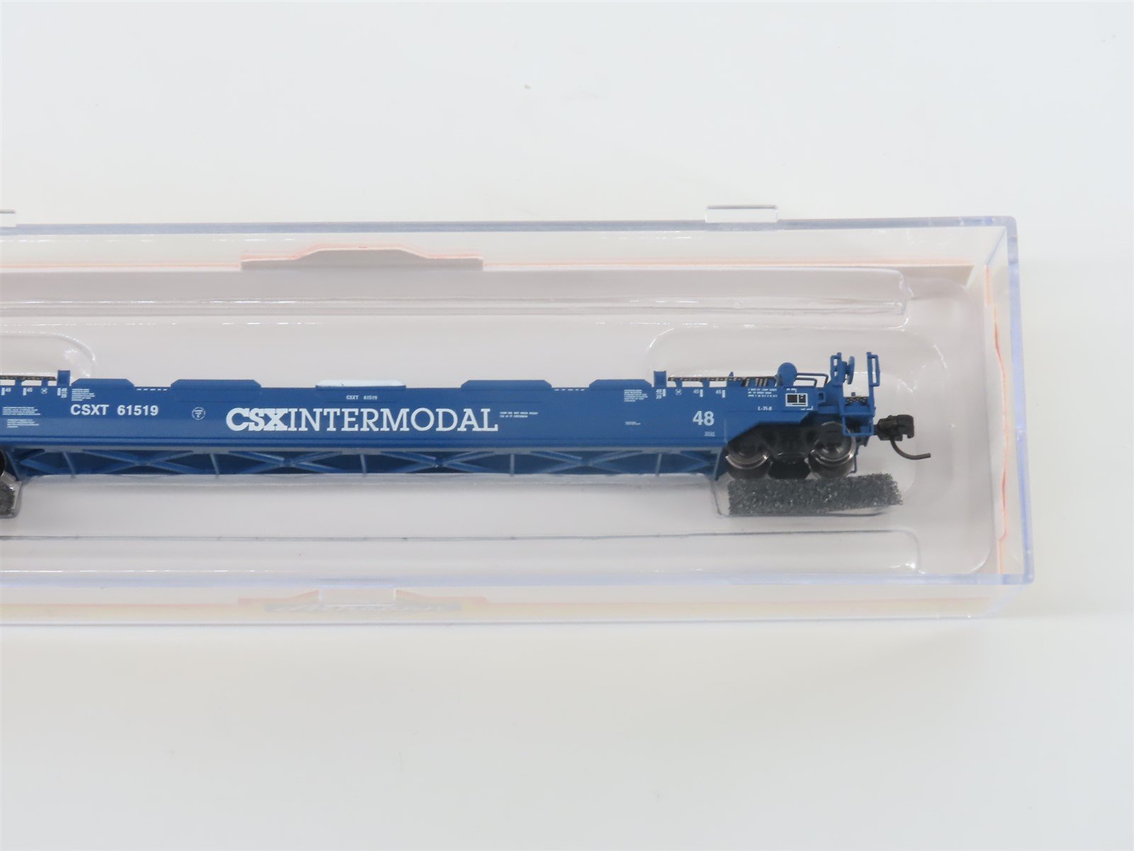 N Scale Athearn 17206 CSX Gunderson 48' Husky Stack Well Car #61519