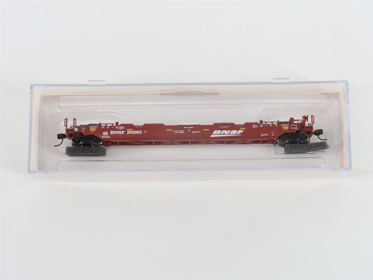 N Scale Athearn 17203 BNSF Gunderson 48&#39; Husky Stack Well Car #20303