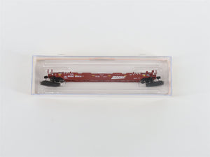 N Scale Athearn 17204 BNSF Gunderson 48' Husky Stack Well Car #203018