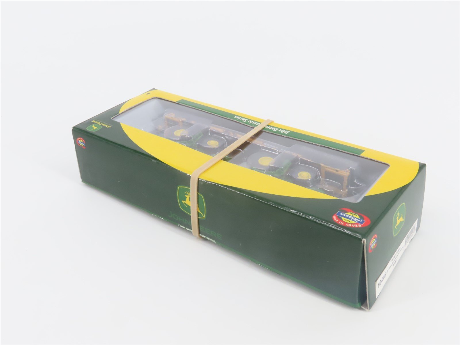 N Scale Athearn 10446 LTTX / TTX 53' Flat Car #90599 w/ John Deere Tractors Load