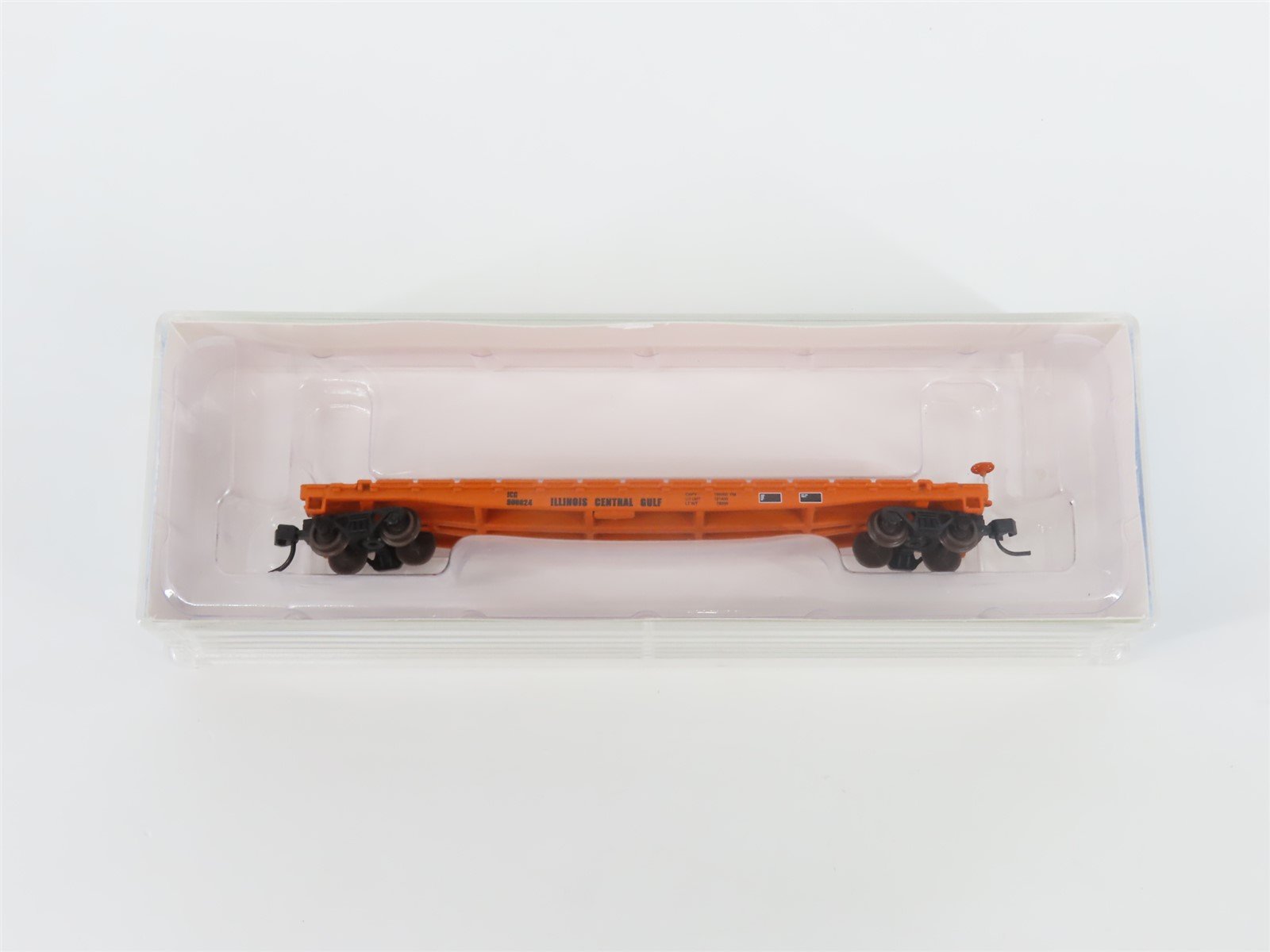 N Scale Walthers 932-8221 ICG Illinois Central Gulf GSC 53' Flat Car #906024
