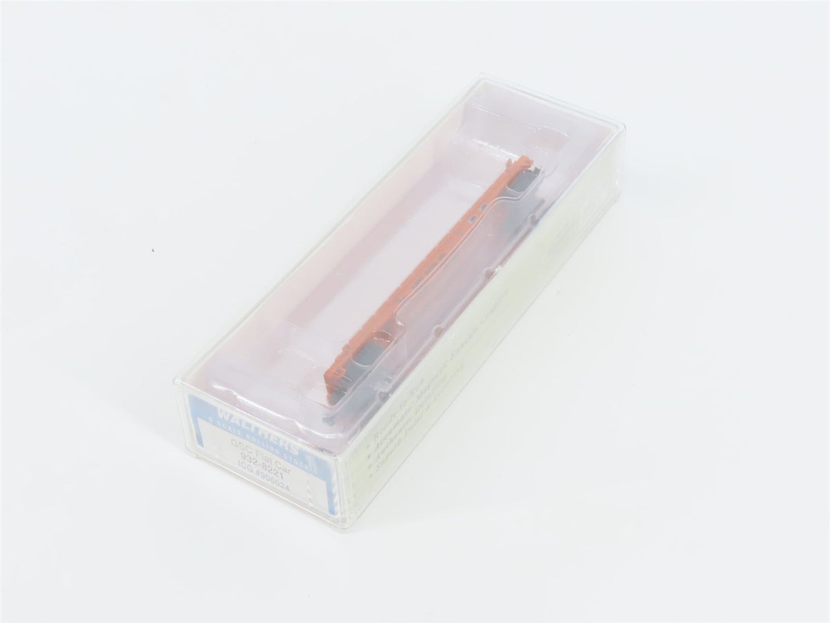 N Scale Walthers 932-8221 ICG Illinois Central Gulf GSC 53&#39; Flat Car #906024