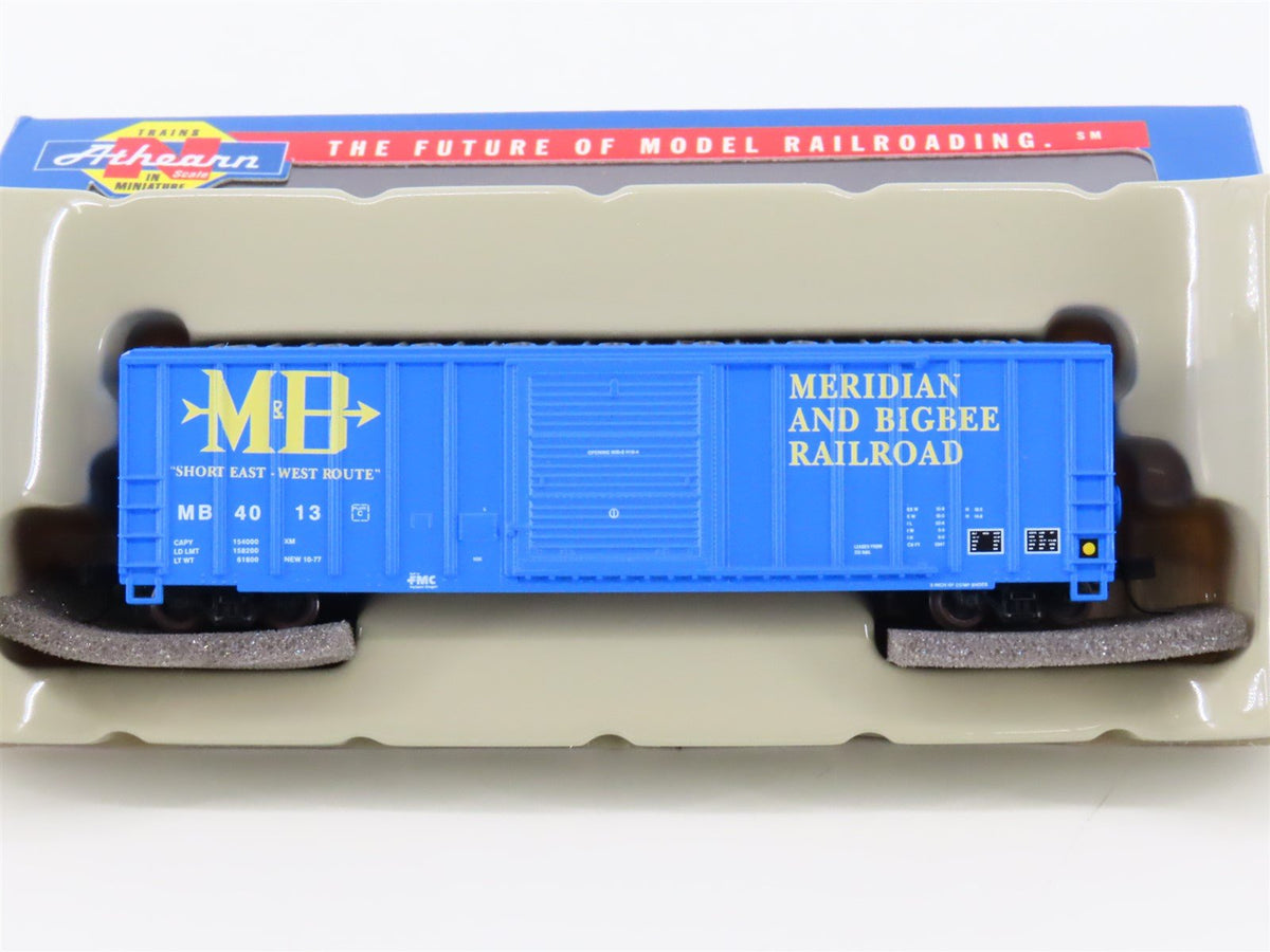 N Athearn 11187 M&amp;B Meridian &amp; Bigbee &quot;Short East-West Route&quot; 50&#39; Box Car #4013