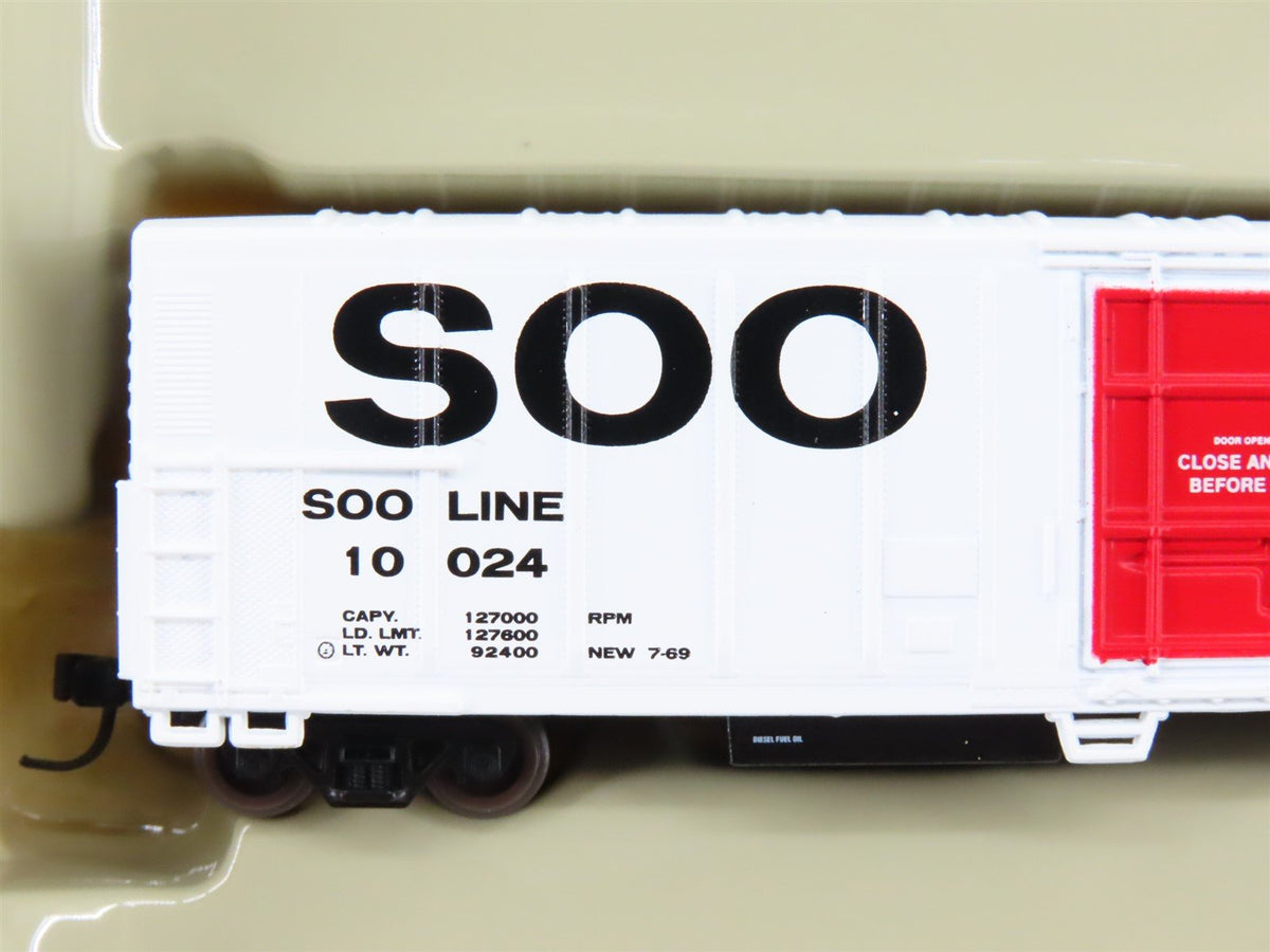 N Scale Athearn 11109 SOO Line Colormark 57&#39; Mechanical Reefer #10024