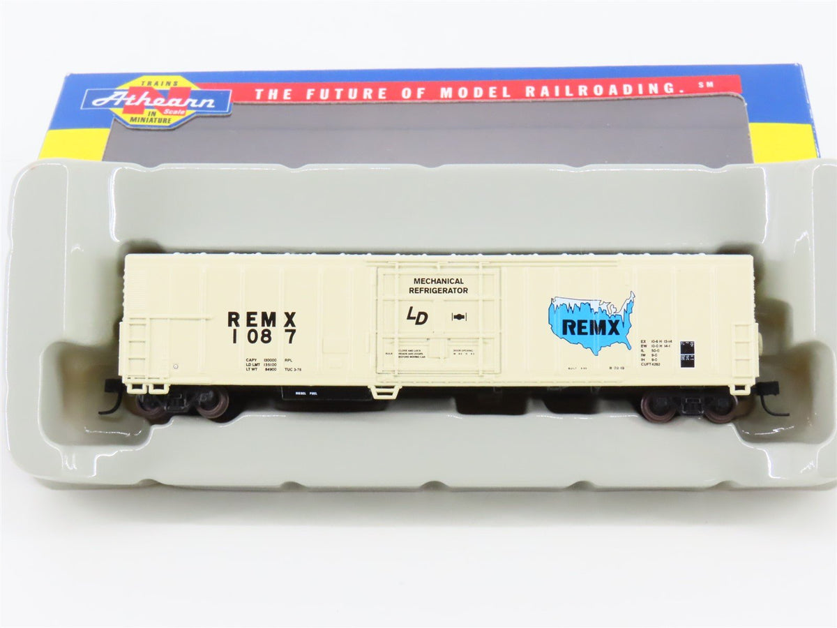 N Scale Athearn 11108 REMX 57&#39; Mechanical Reefer #1087