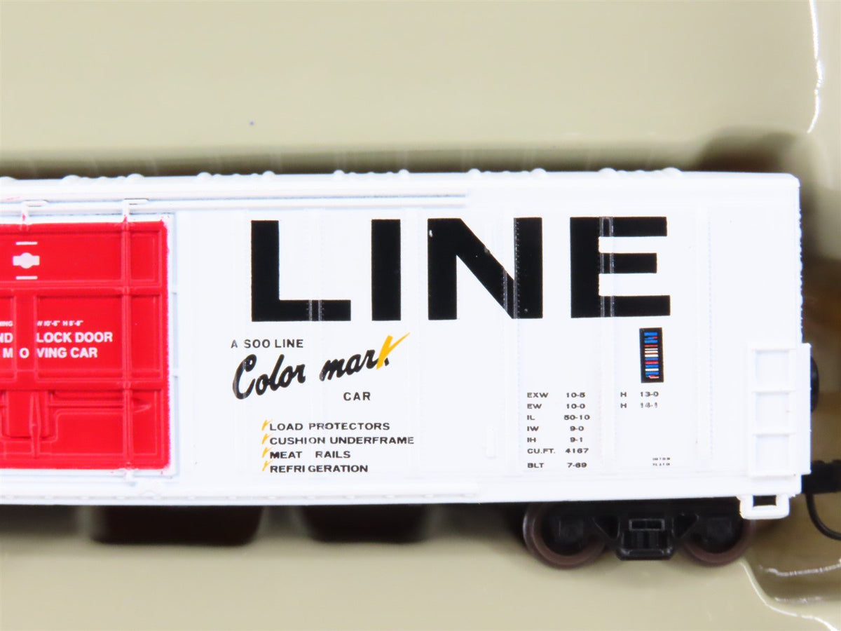 N Scale Athearn 11110 SOO Line Colormark 57&#39; Mechanical Reefer #10032
