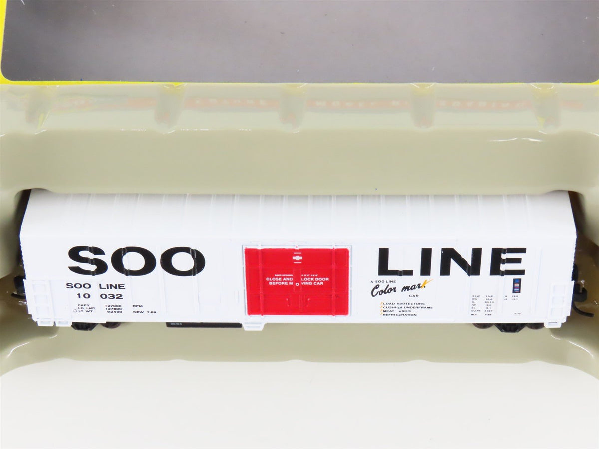 N Scale Athearn 11110 SOO Line Colormark 57&#39; Mechanical Reefer #10032