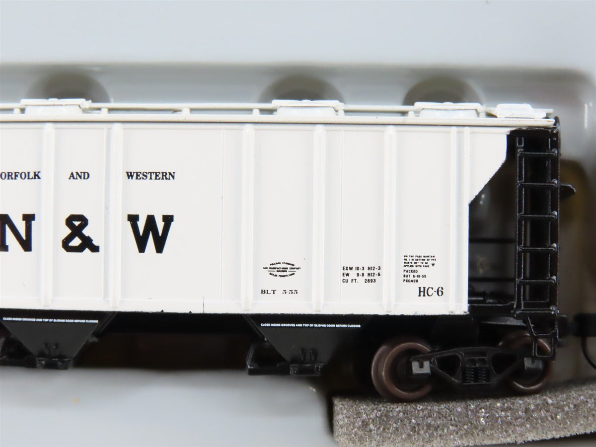 N Scale Athearn 11368 N&amp;W Norfolk &amp; Western 3-Bay Covered Hopper #71253