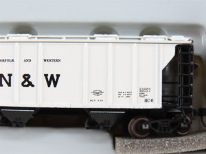 N Scale Athearn 11368 N&W Norfolk & Western 3-Bay Covered Hopper #71253